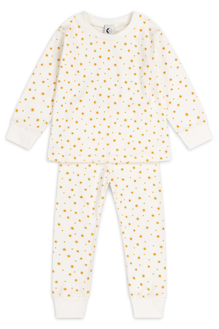 KIDS CLASSIC PYJAMA SET | CARAMEL STAR & DOT