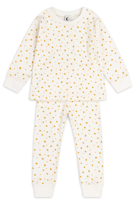 KIDS CLASSIC PYJAMA SET | CARAMEL STAR & DOT