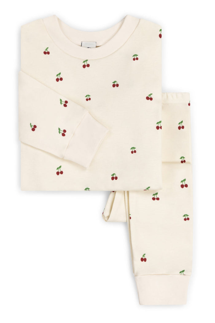 KIDS CLASSIC PYJAMA SET | CHERRY ON OATMEAL