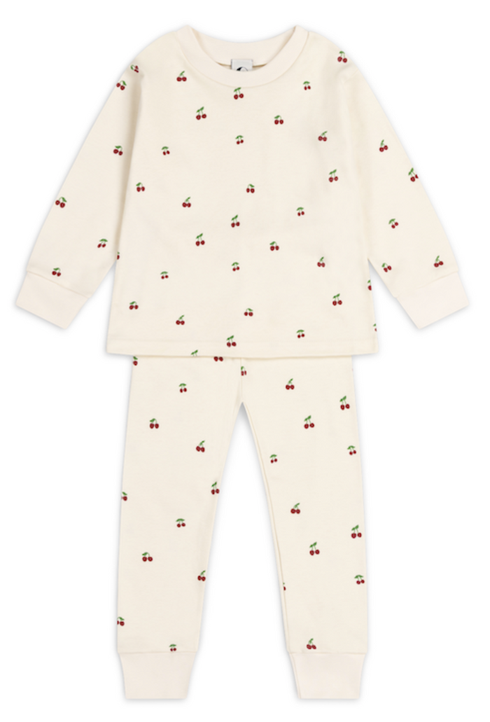 KIDS CLASSIC PYJAMA SET | CHERRY ON OATMEAL