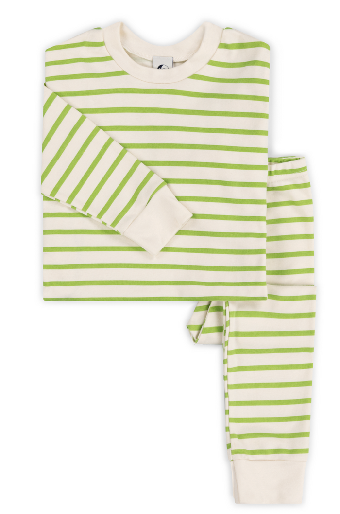 KIDS CLASSIC PYJAMA SET | GREEN BRETON