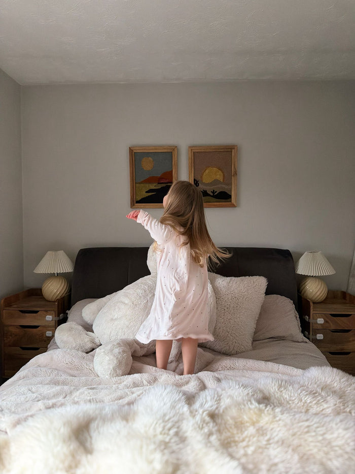 KIDS SLEEP DRESS | TINY HEARTS