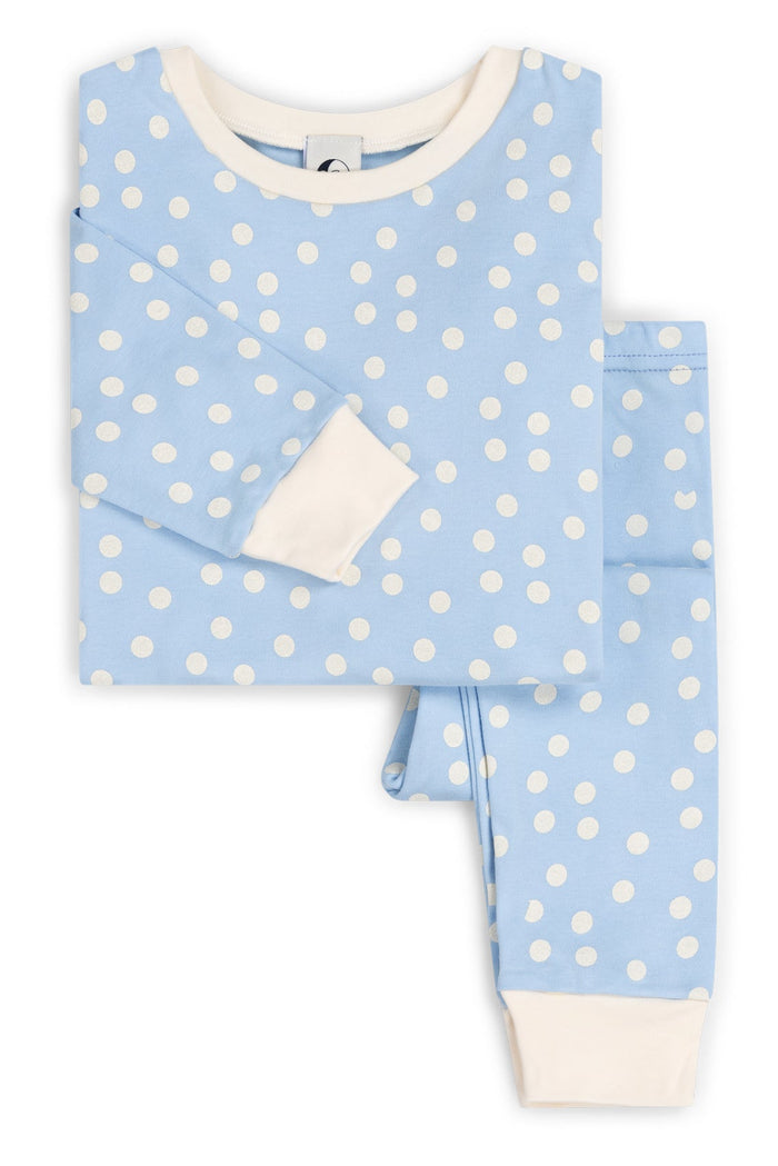 KIDS TODDLER PYJAMA SET | DOTTY BLUE
