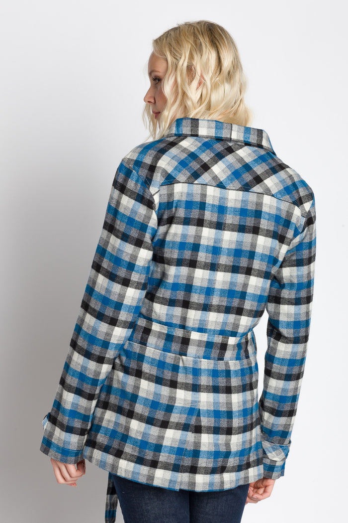 Kinsley | Women's Lined Brushed Double Breasted Coat