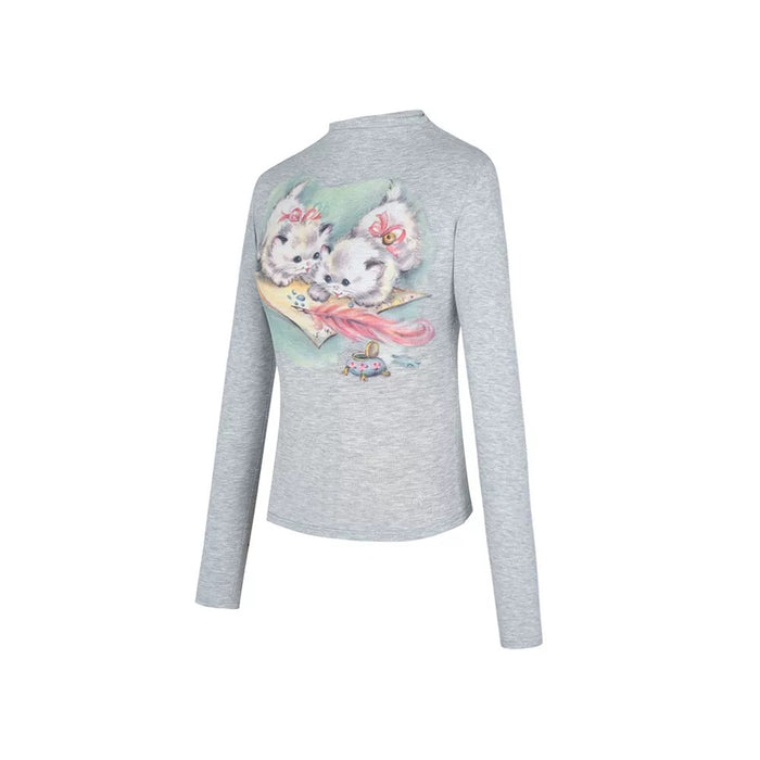 Kitten Y2K Top