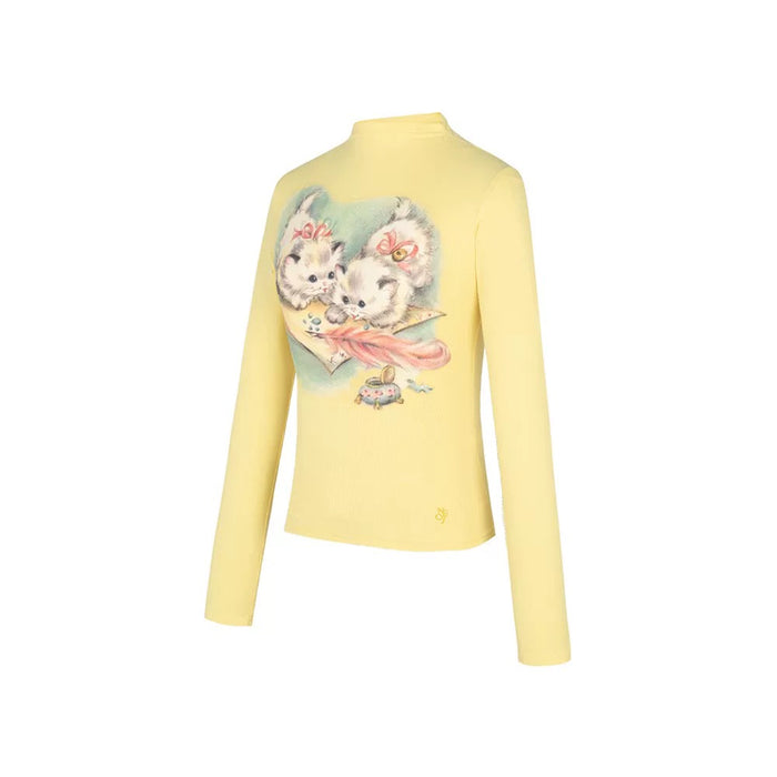 Yellow Long Sleeve Top / S