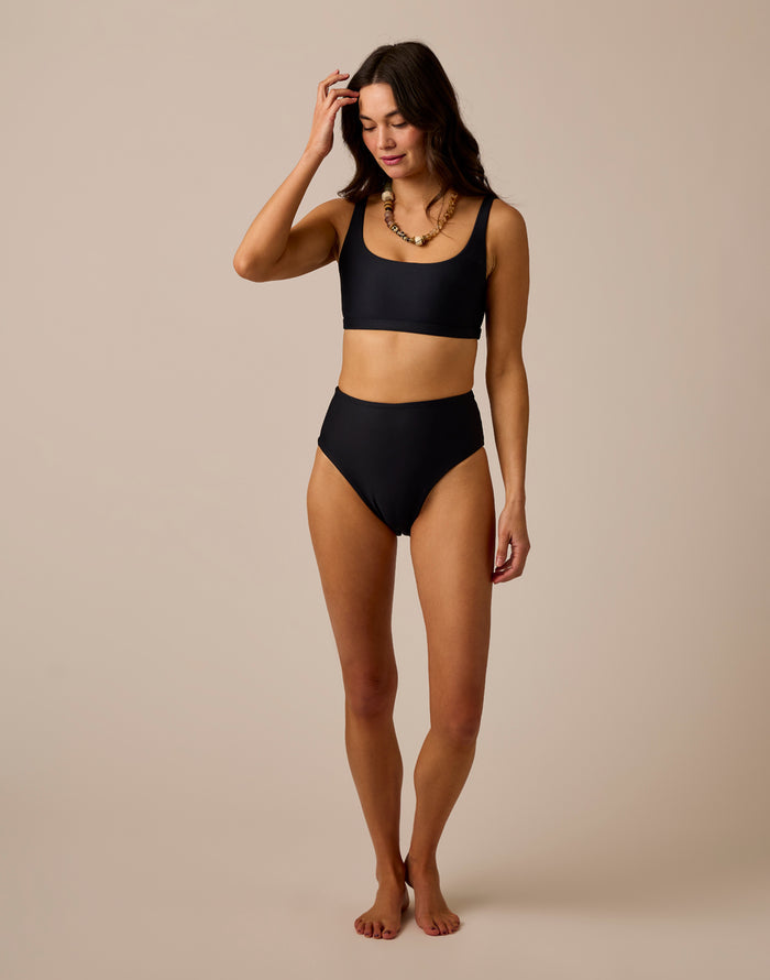 Korbyn Compression Top: Black