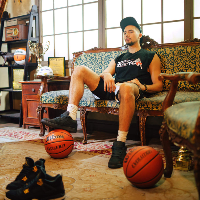 KOTC AND1 "Logo" Muscle Tee- Black