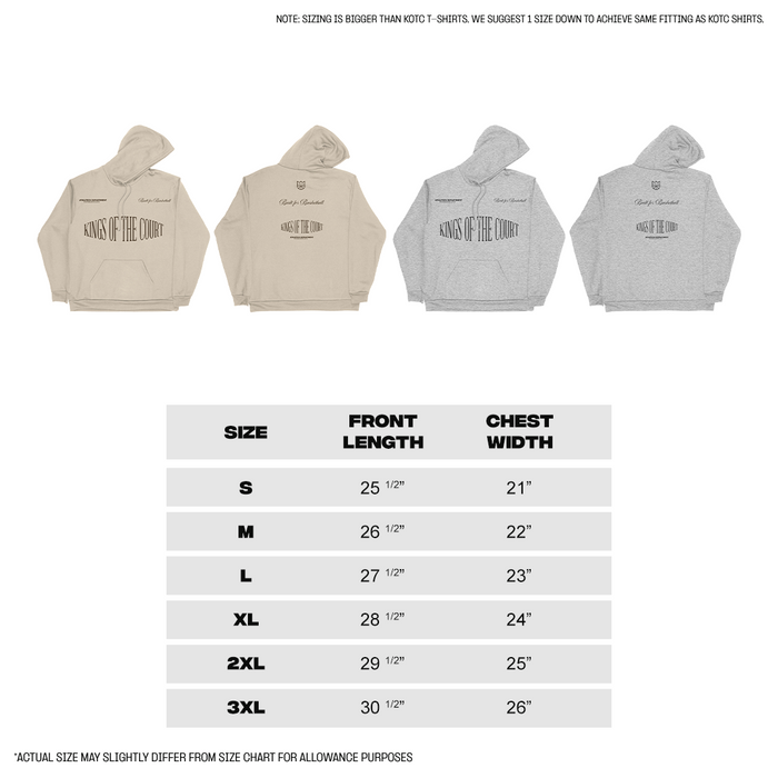 KOTC Built for Basketball Hoodie - Khaki