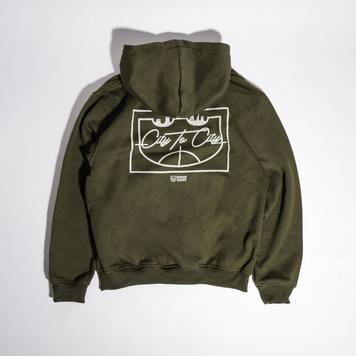 KOTC Classic Hoodie - Army Green & Black