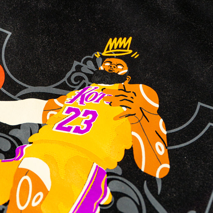 KOTC Lebron "Forever, King" - Acid Washed Black