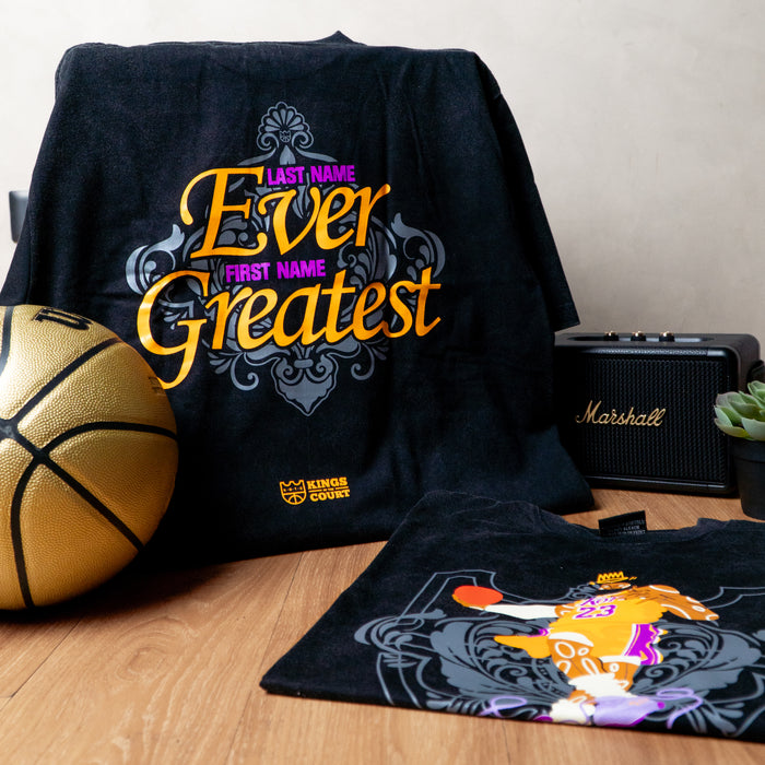 KOTC Lebron "Forever, King" - Acid Washed Black