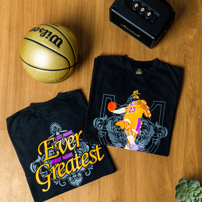 KOTC Lebron "Forever, King" - Acid Washed Black