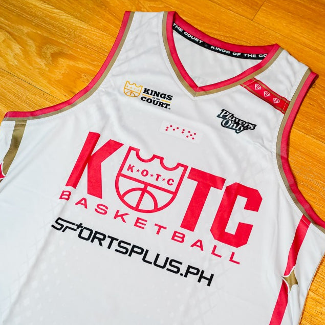 KOTC x HOOPS Fam Jersey Standard Top - White