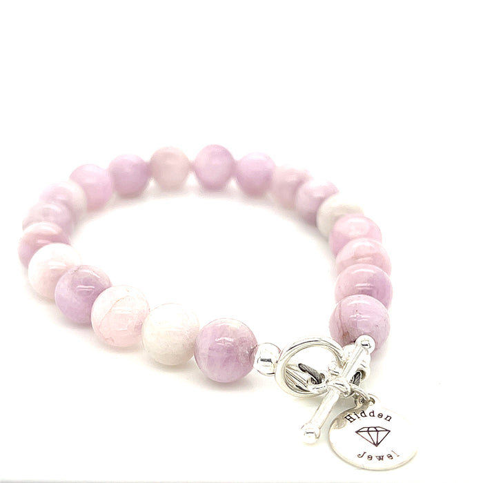 Kunzite gemstone bracelet, Jewelry