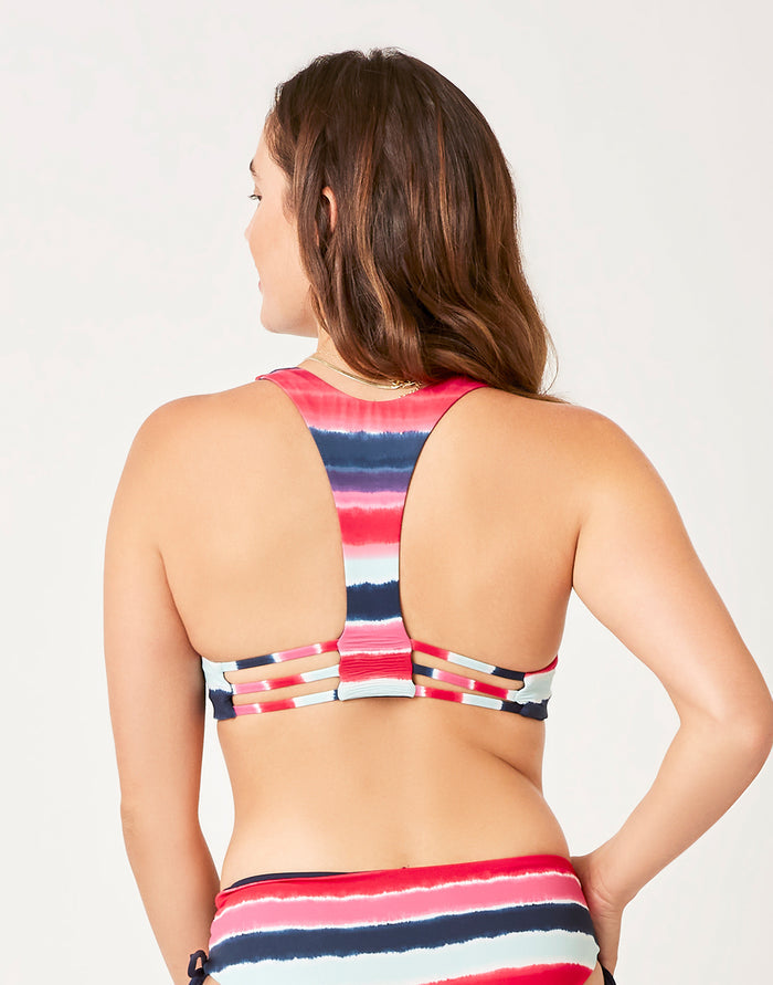 La Jolla Reversible Top: Prism/Navy - FINAL SALE
