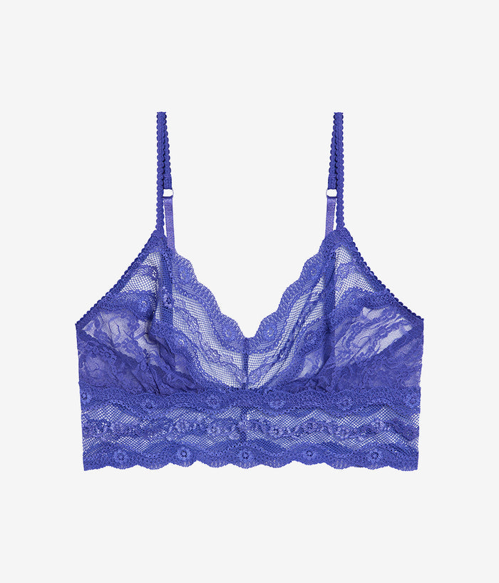 Lace Kiss Bralette: Spectrum Blue