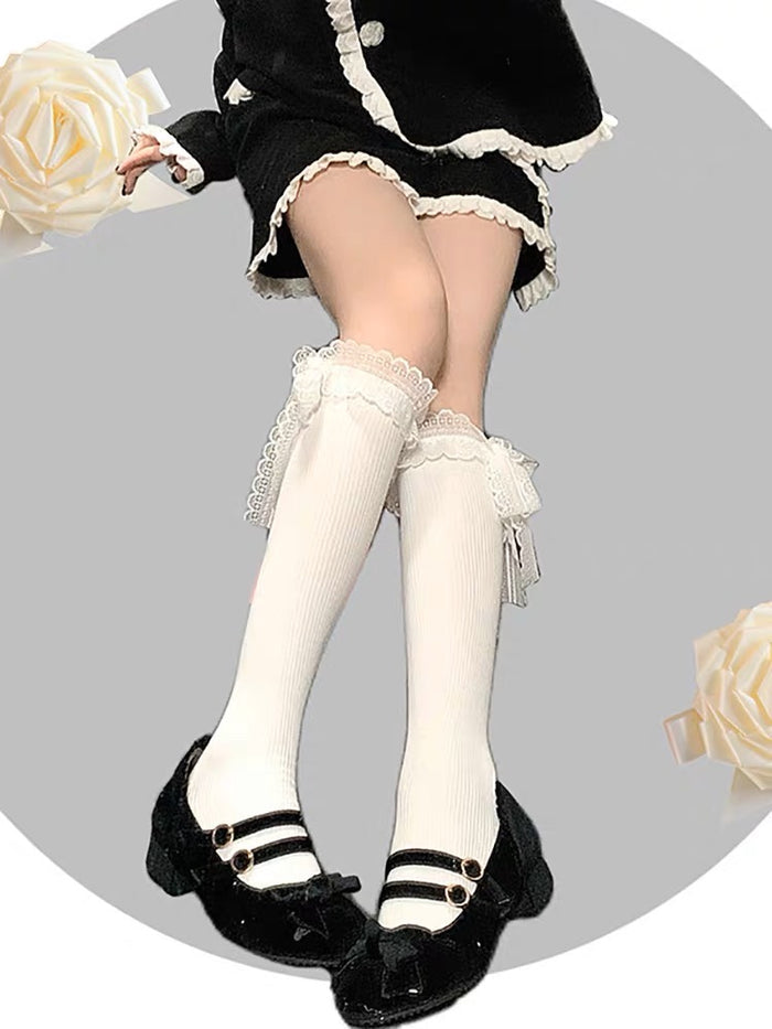 ♡ Lace Trim Socks ♡