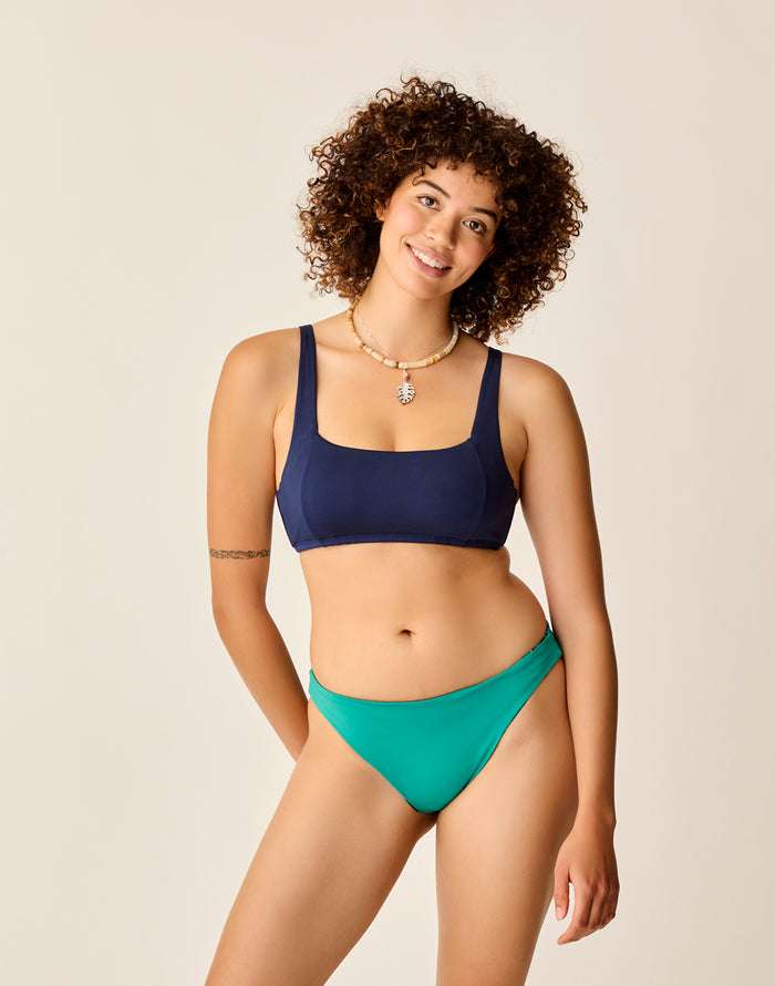 Landry Reversible Bottom: Blue Oasis/Jade - FINAL SALE