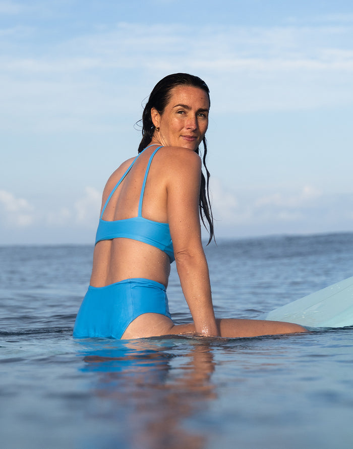 Lani Pocket Compression Bottom: Lagoon