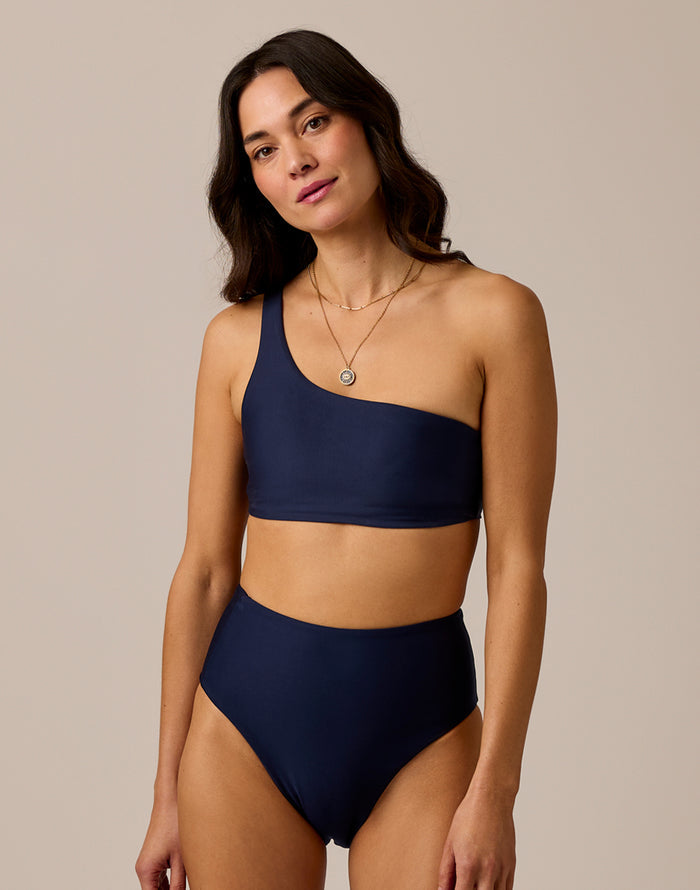 Lani Pocket Compression Bottom: Navy