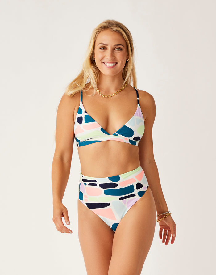 Lani Pocket Compression Bottom: Pebble - FINAL SALE