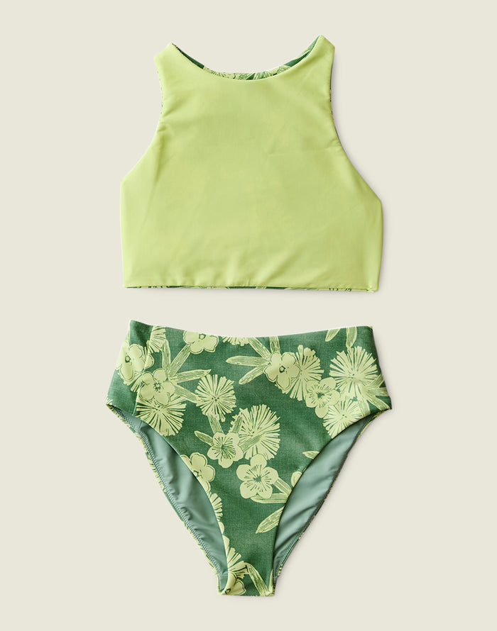 Lani Pocket Compression Bottom: Tide - FINAL SALE