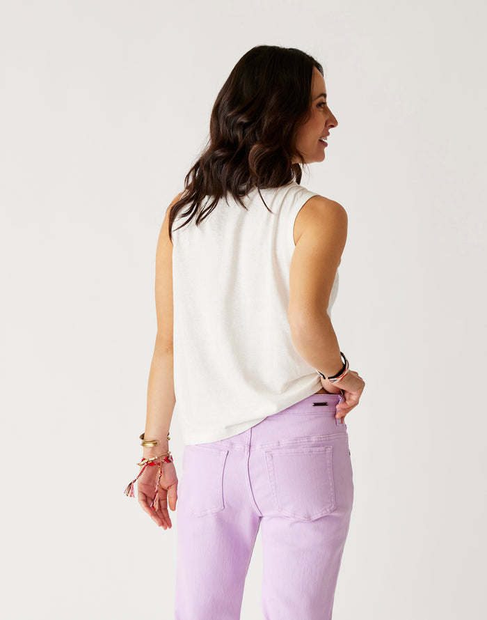 Larisa Hemp Tank: Cloud