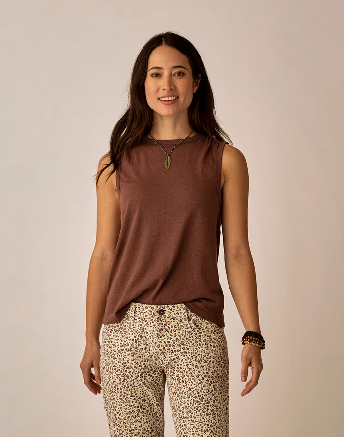 Larisa Hemp Tank: Coco
