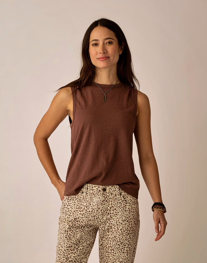 Larisa Hemp Tank: Coco
