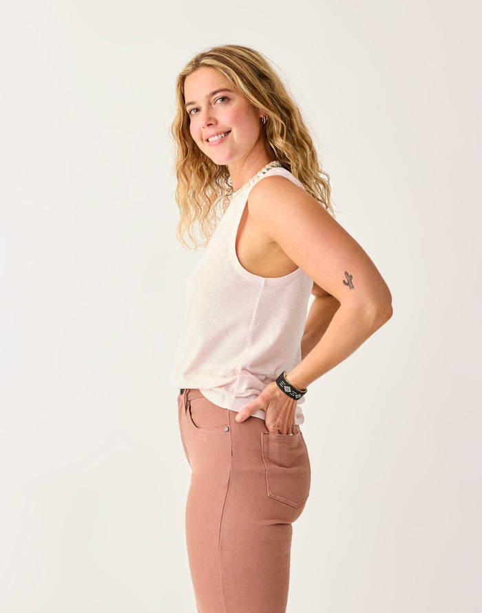 Larisa Hemp Tank: Pastel - FINAL SALE