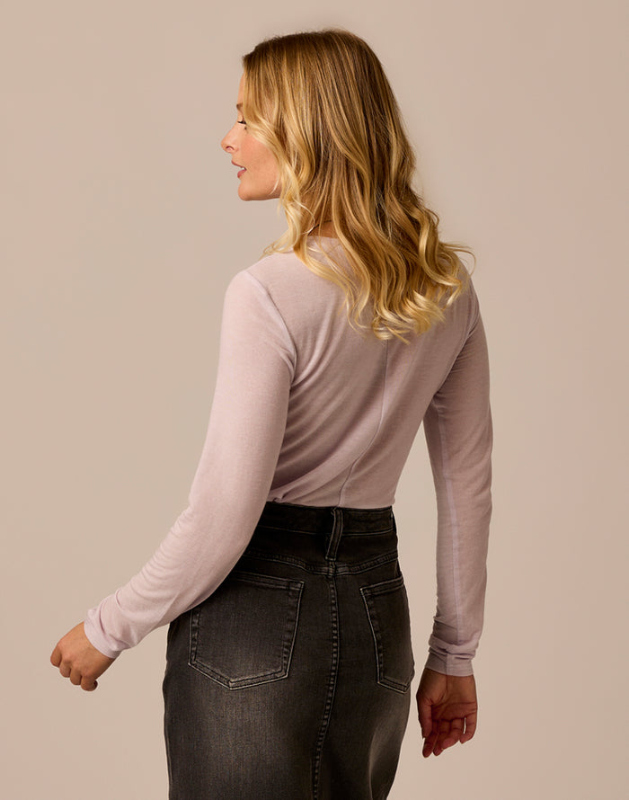 Lea Tissue Crewneck: Dawn