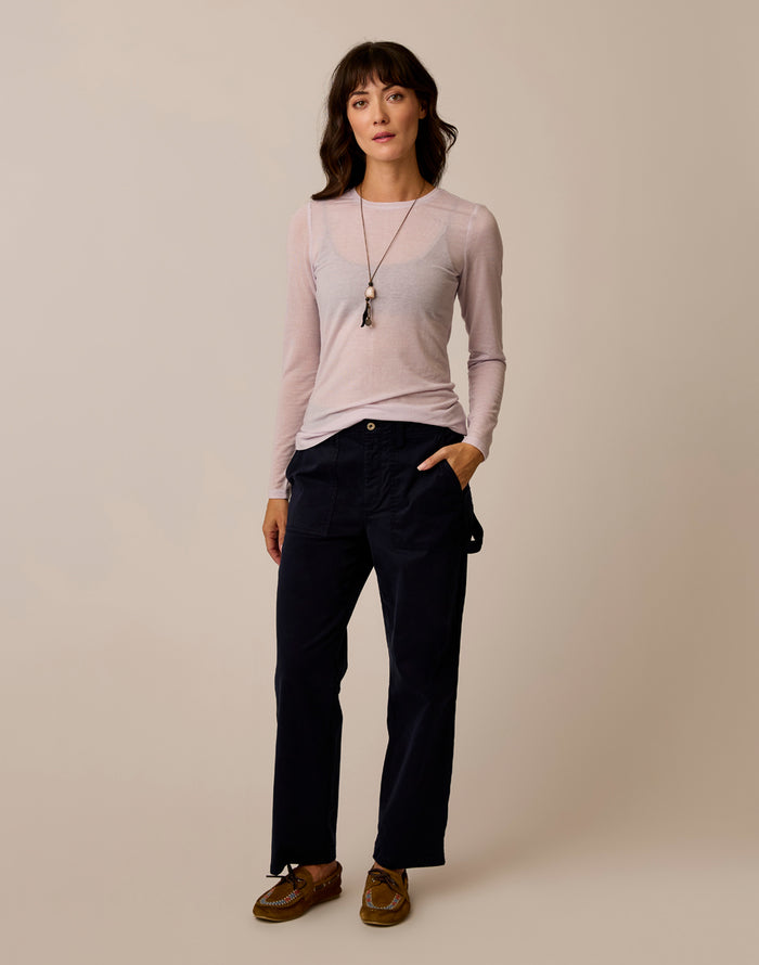 Lea Tissue Crewneck: Dawn