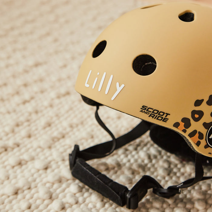 Leopard Scoot and Ride Helmet