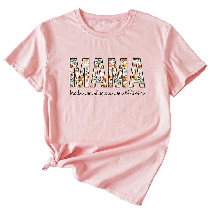 Pink (black font color image) / S