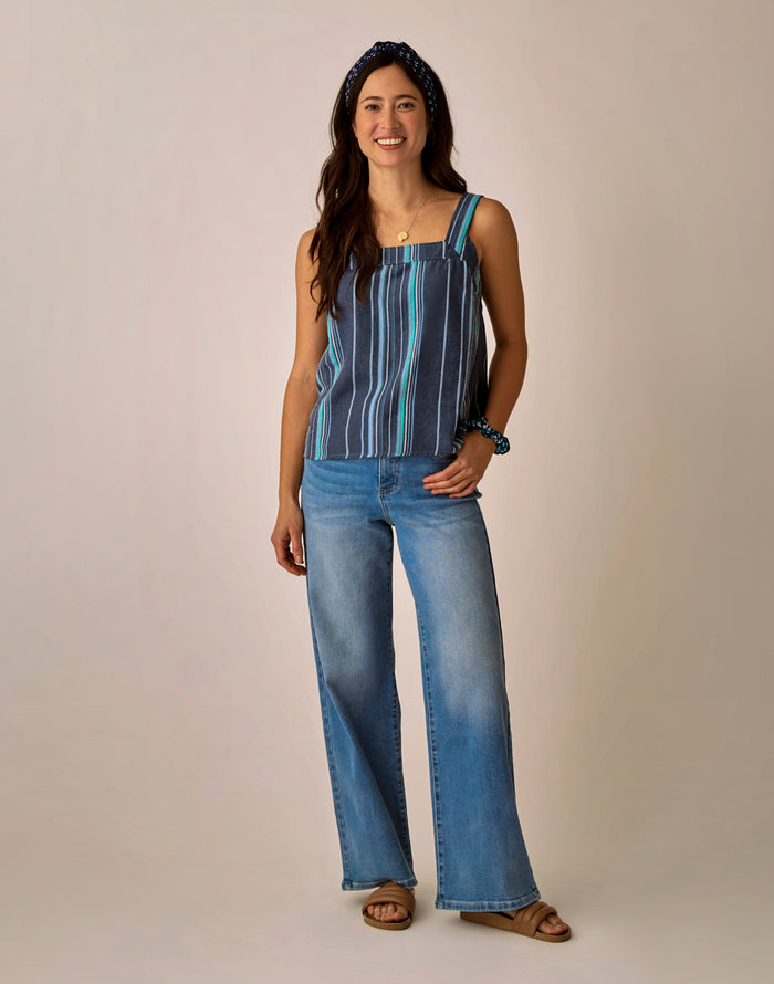Liv Stitched Top: Captain Texture