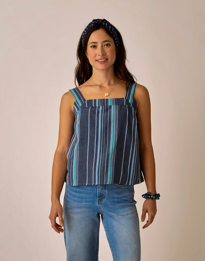 Liv Stitched Top: Captain Texture