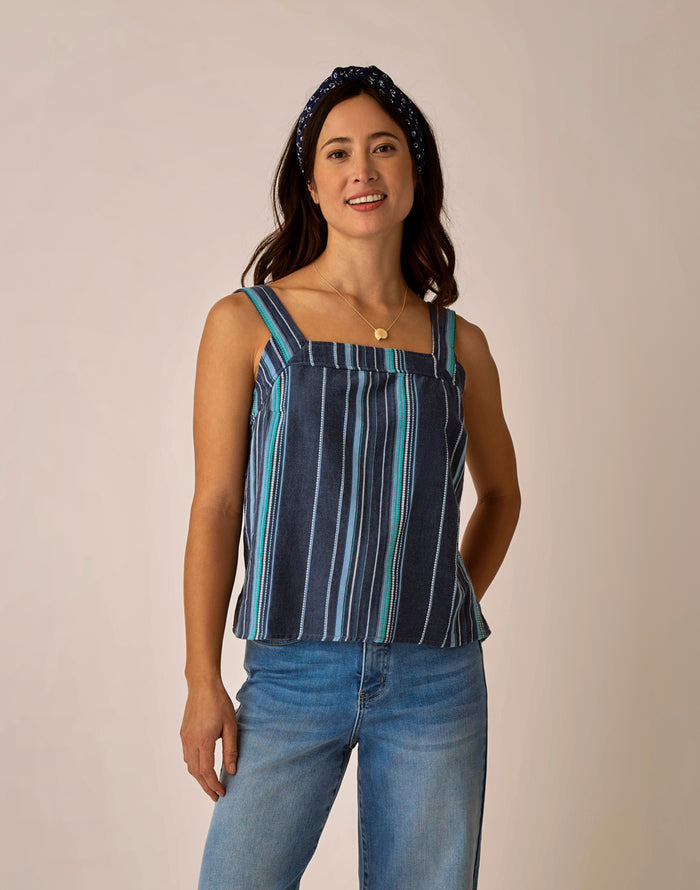 Liv Stitched Top: Captain Texture