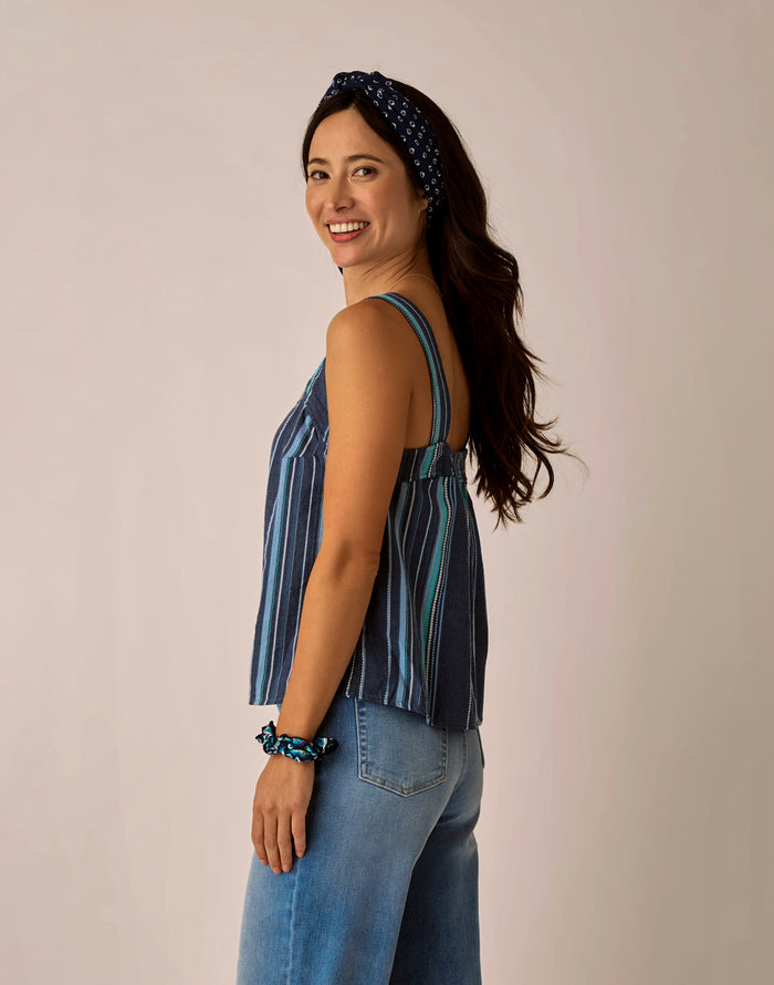 Liv Stitched Top: Captain Texture