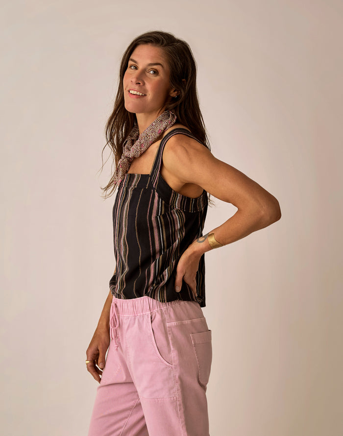 Liv Stitched Top: Golden Texture