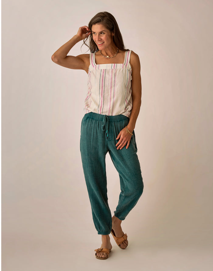 Liv Stitched Top: Lt. Violet Texture