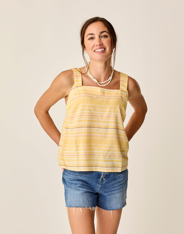 Liv Stitched Top: Passion Texture - FINAL SALE