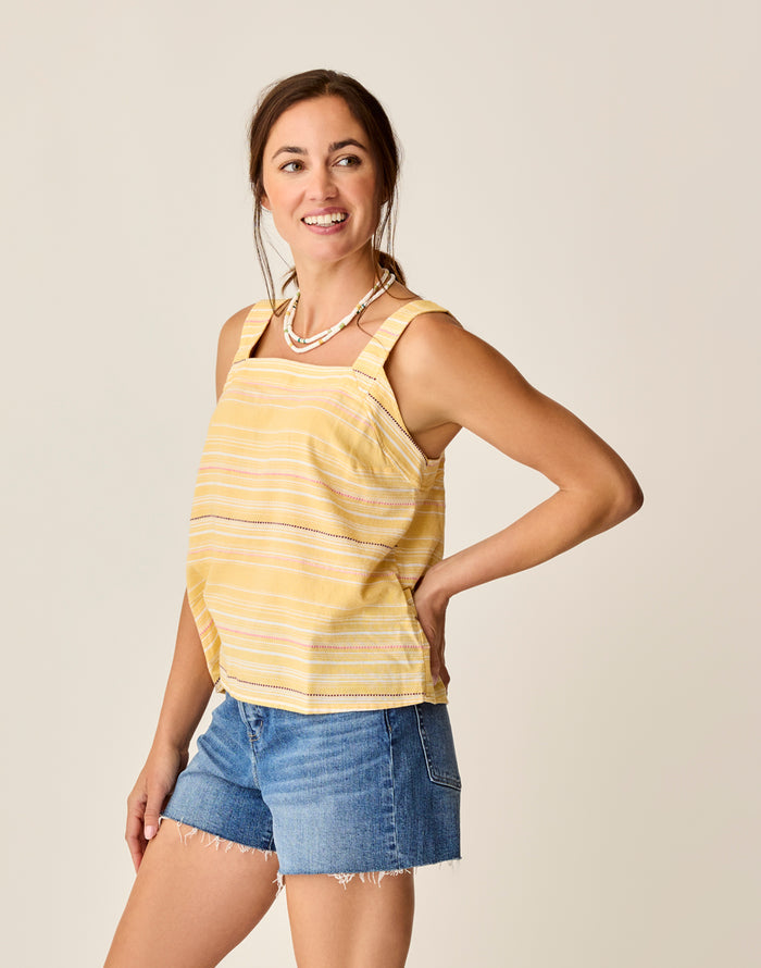 Liv Stitched Top: Passion Texture - FINAL SALE