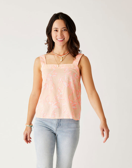 Liv Textured Top: Jade Pink - FINAL SALE