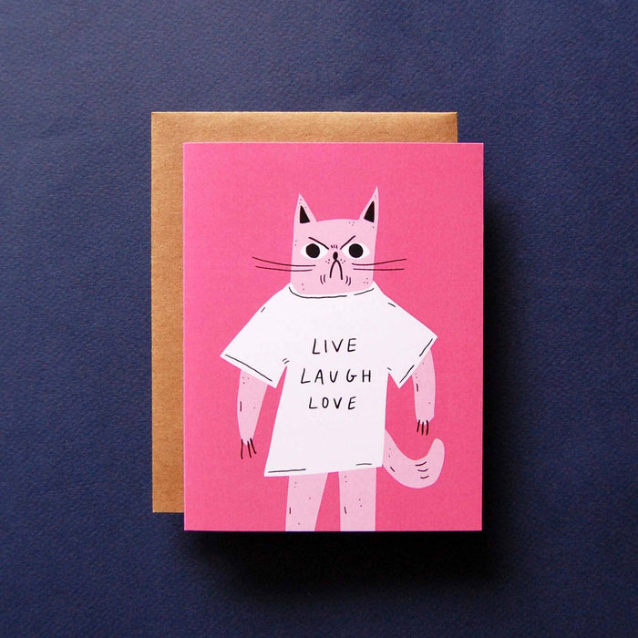 Live Laugh Love - Birthday, Everyday Card
