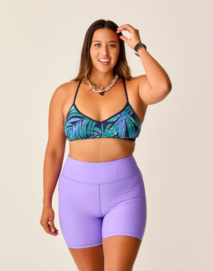 Lucie 6" Compression Short: Aster - FINAL SALE