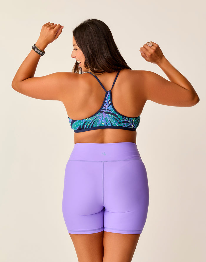 Lucie 6" Compression Short: Aster - FINAL SALE