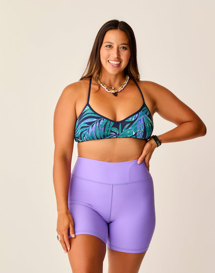Lucie 6" Compression Short: Aster - FINAL SALE