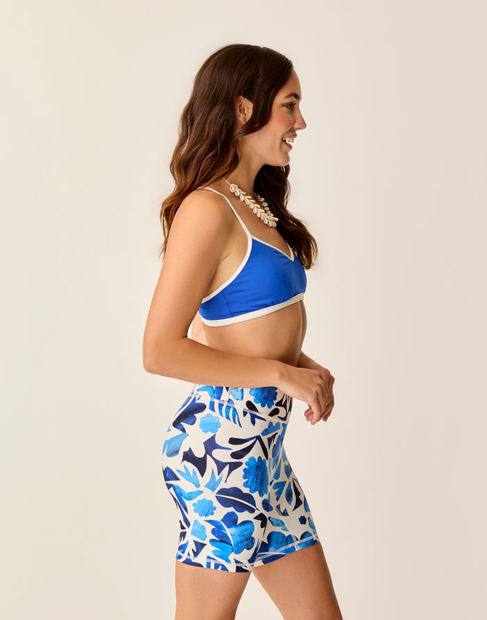 Lucie 6" Compression Short: Cloud Mezcal - FINAL SALE
