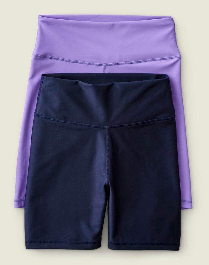 Lucie 6" Compression Short: Navy - FINAL SALE